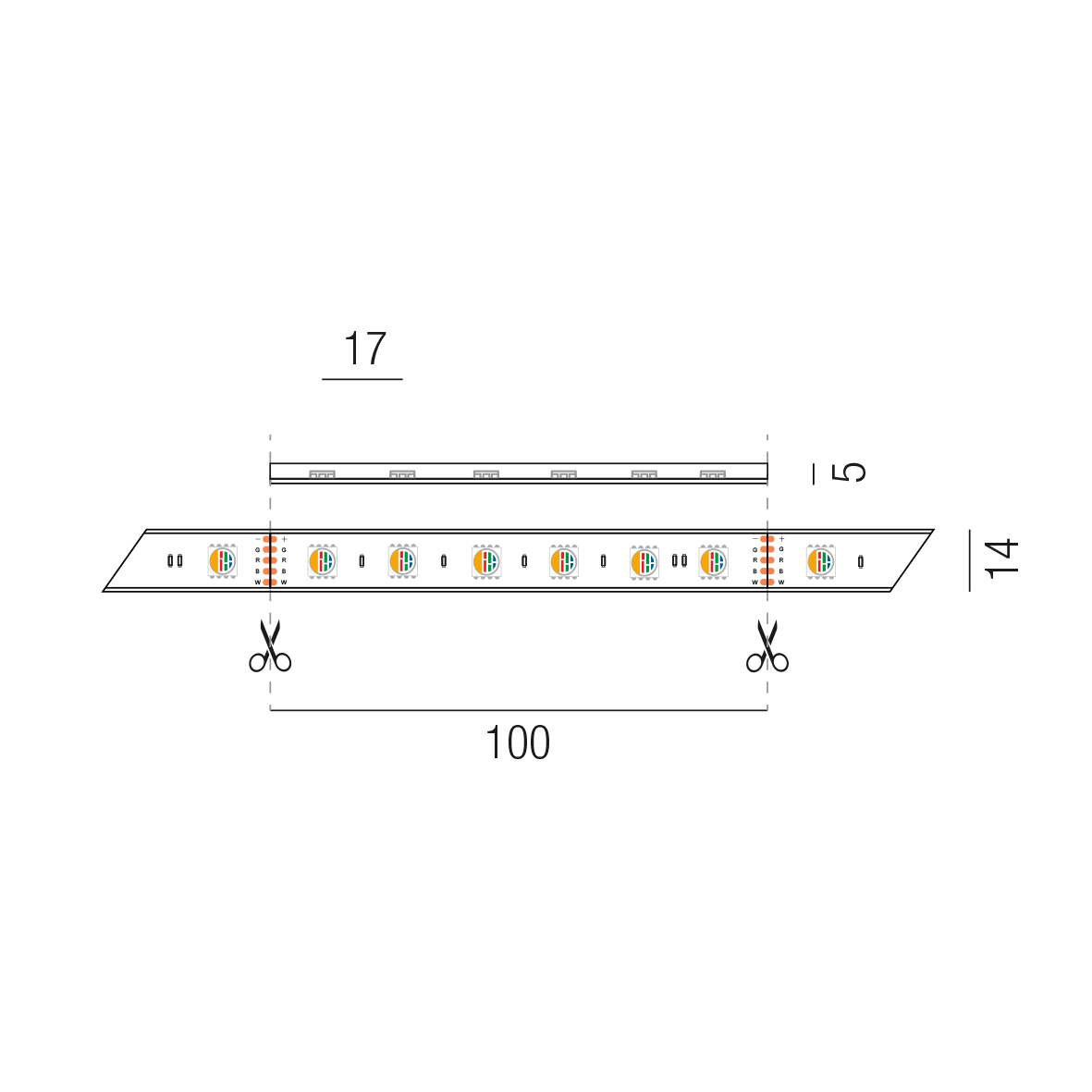 LED STRIPS24 69375/300-RGBSWW