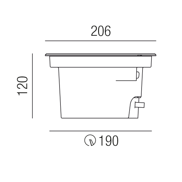 HYDROFLOOR INVISIA 83340/21-18-WW