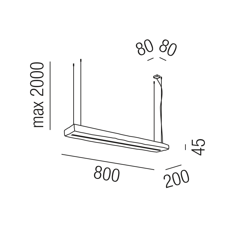 PLANKE 29910/80ON-SWW