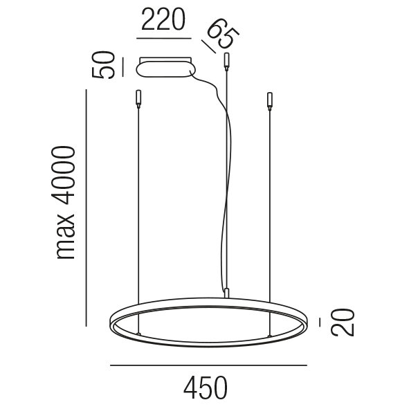 ONERING 67567/45TRI-SWW
