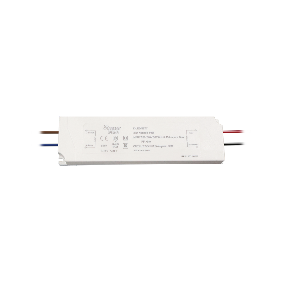 LED NETZTEILE 24VDC 43LED/66TT
