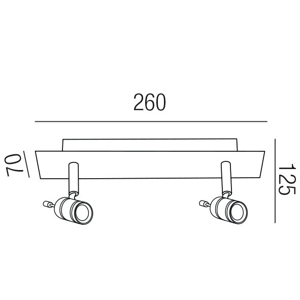LEO LED BALKEN 61532/26-NI