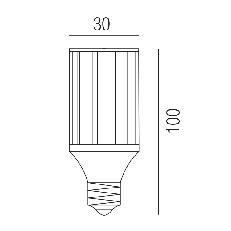 MYLIGHT MY-KORNE27-6W-SWW