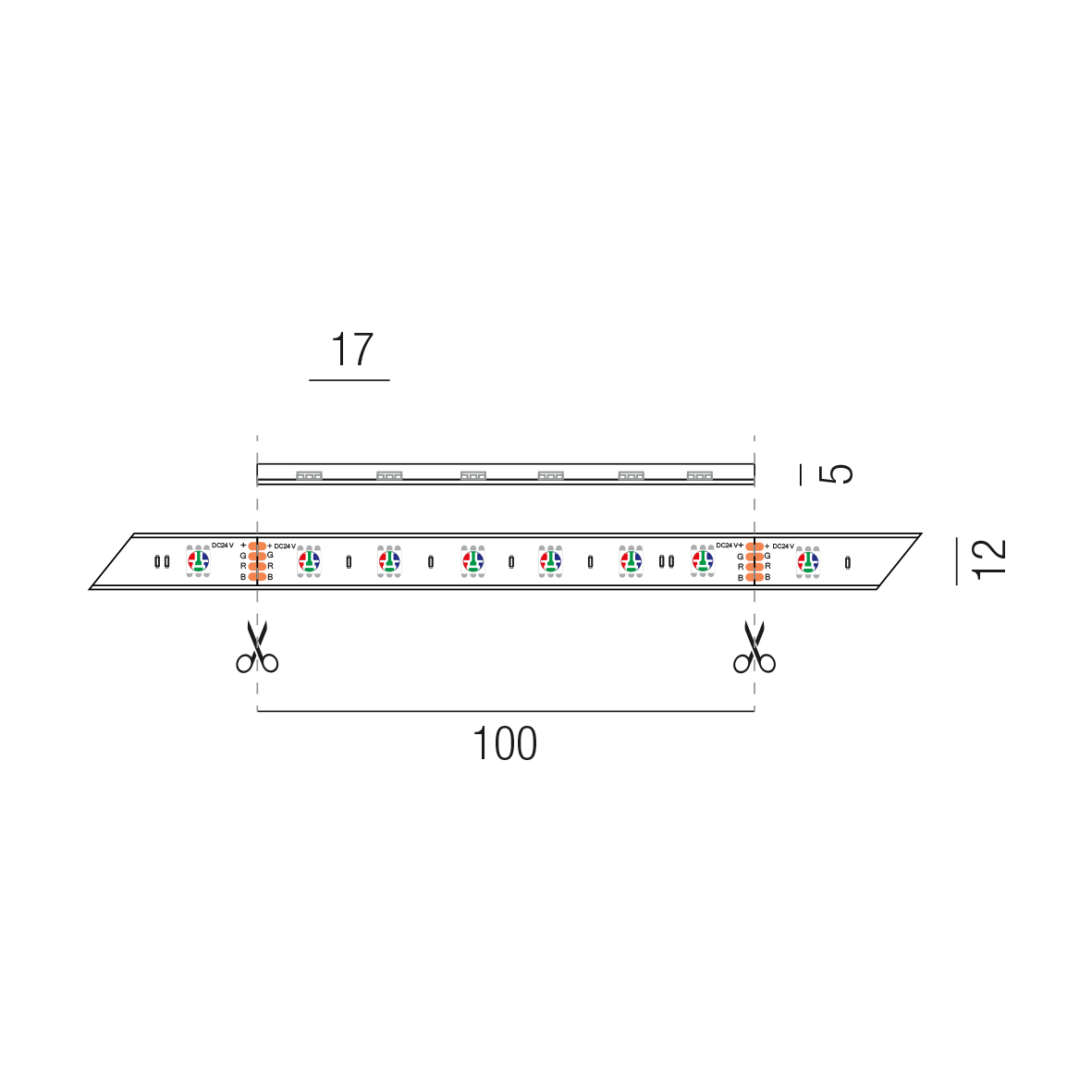 LED STRIPS24 69370/600-RGB