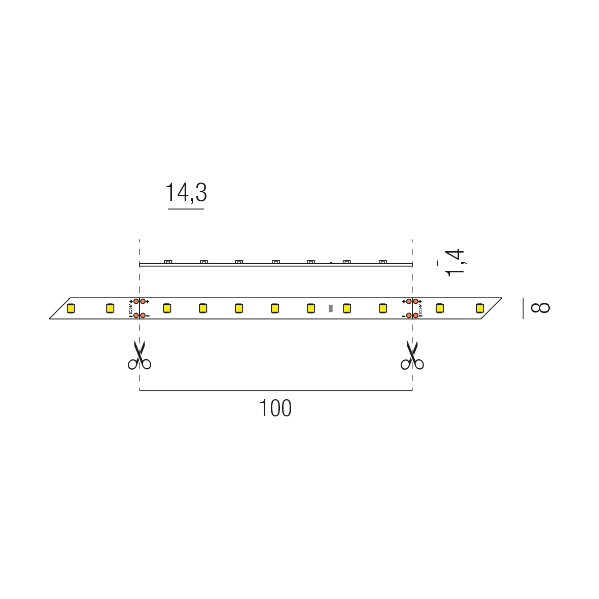 LED STRIPS24 69105/600N-WW