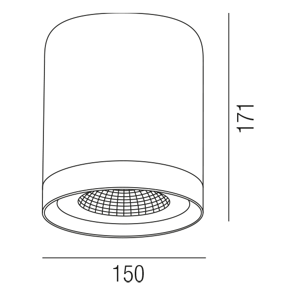 HALL LED CEILING 53571/38-WWW