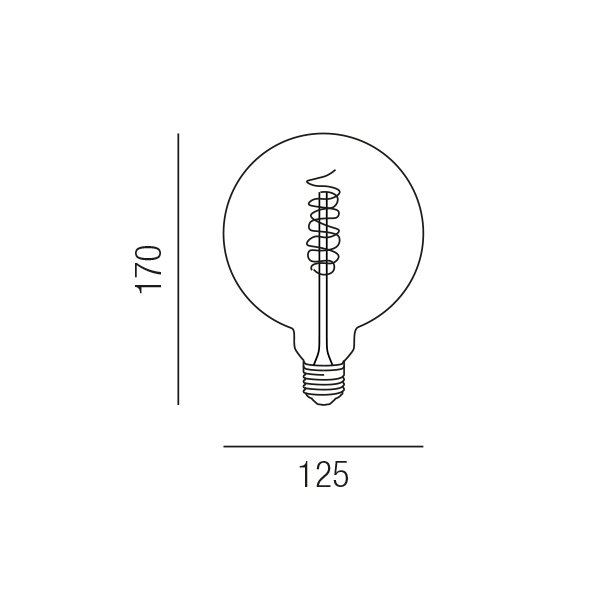 RUSTIC LC-RUSTGLOB-4GD