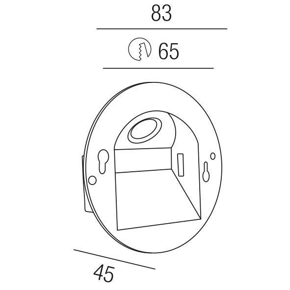 INSERT FRAME 53830-TRI-W