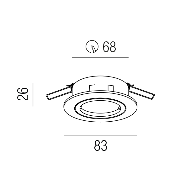 EINBAUSTRAHLER MY-6800-S