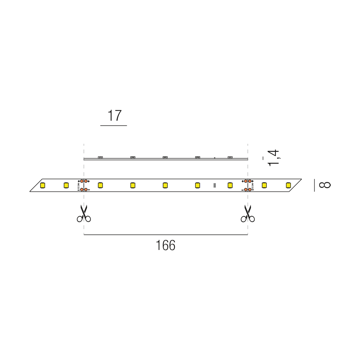 LED STRIPS24 69300/300-CW