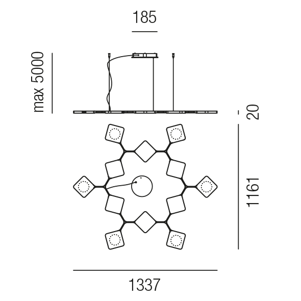 QUAD 58665/133DALI-W