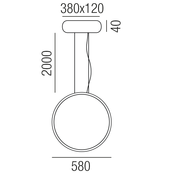 SHADOW 62267/58DALI-BRSWW