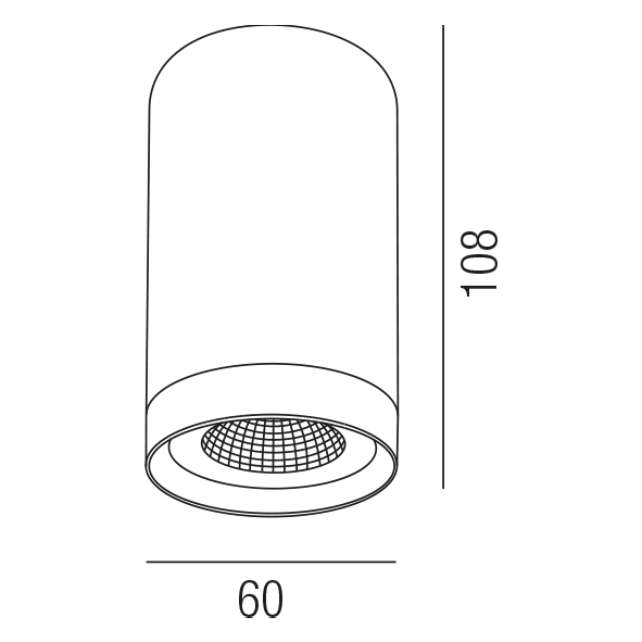 HALL LED CEILING 53571/9-WCW
