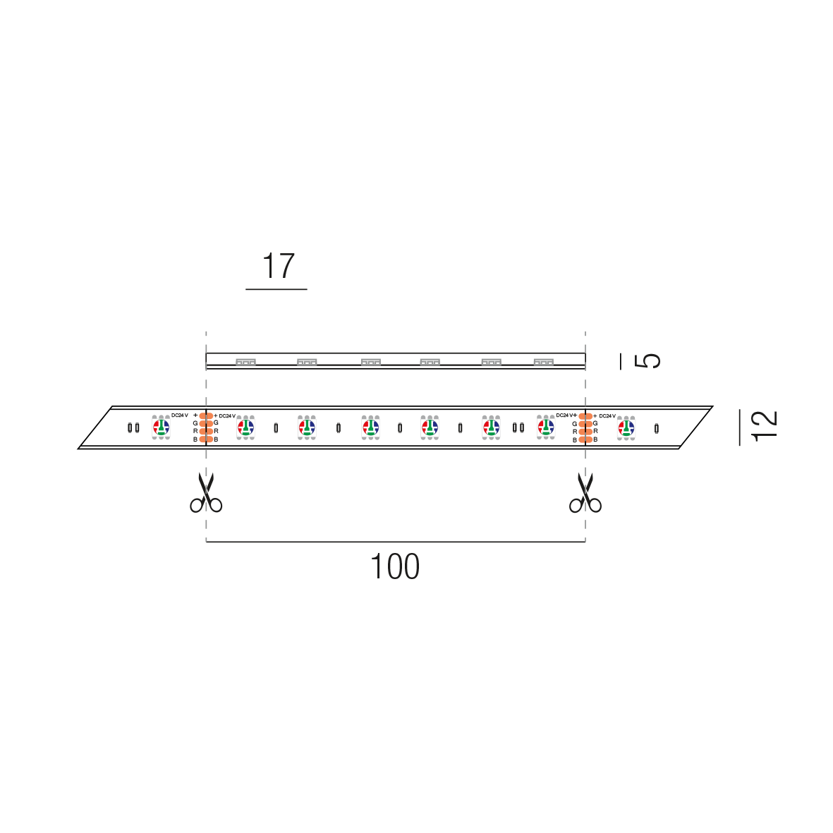 LED STRIPS24 69370/300-RGB