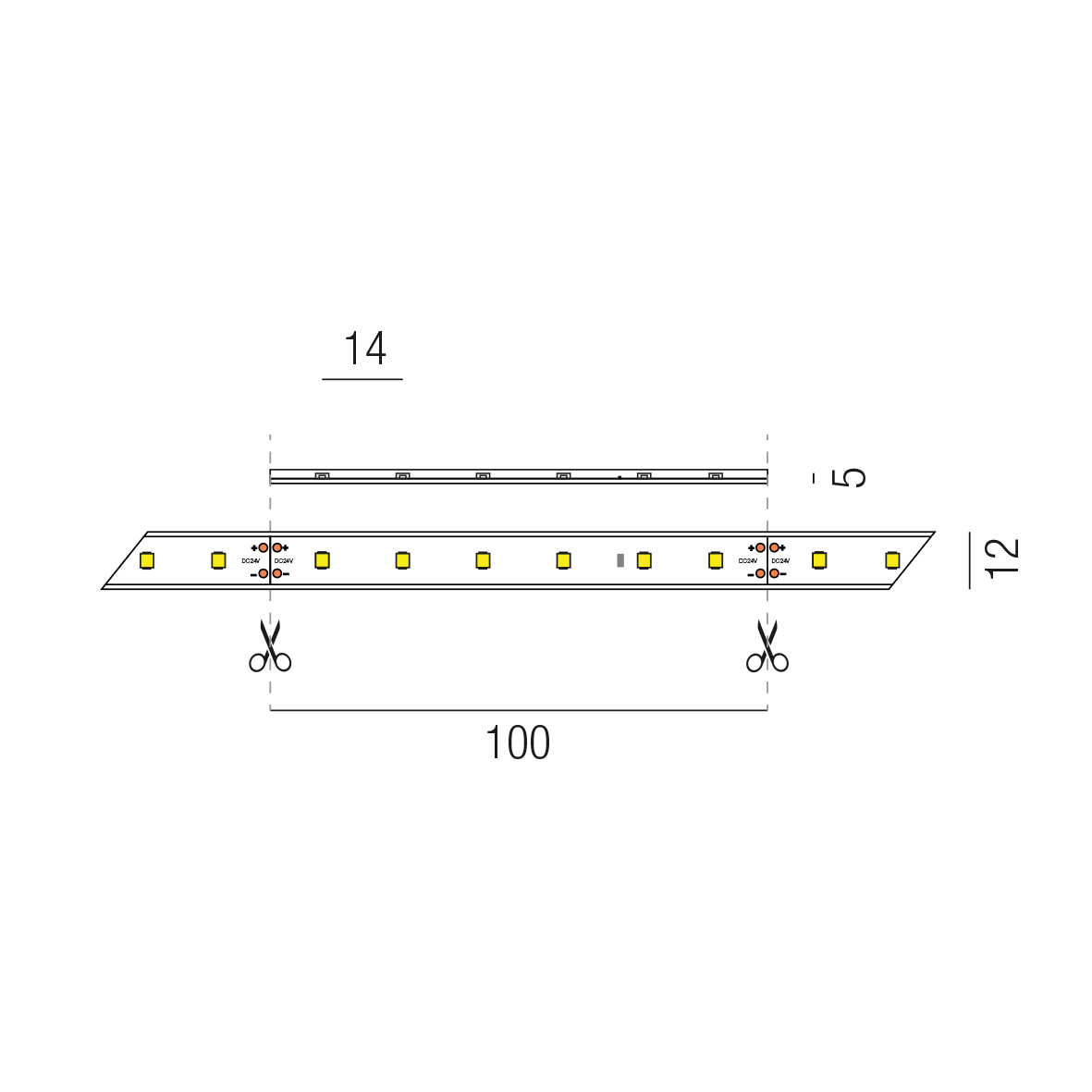 LED STRIPS24 69360/300-CW