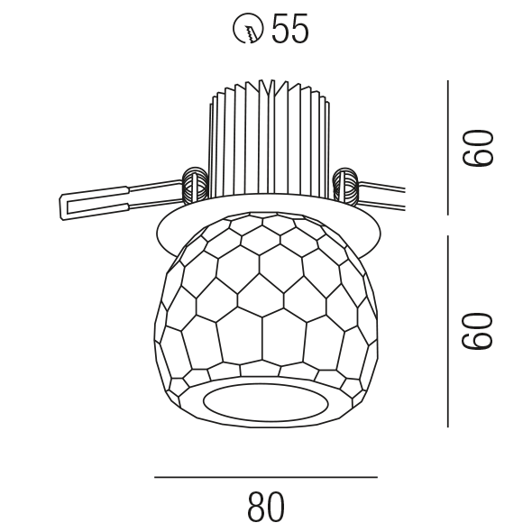 CRYSTAL LED 52325-WW