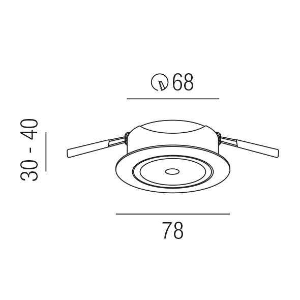 EINBAUSTRAHLER MY-6880-NISWW
