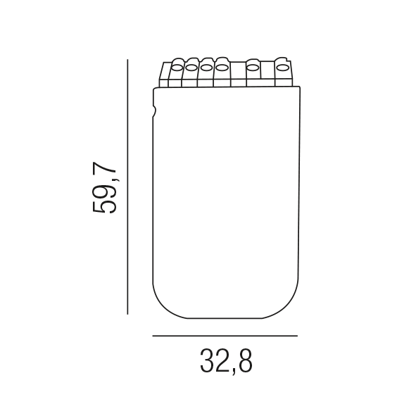 DIMMINTERFACE DALI HTI 25 43LED/475