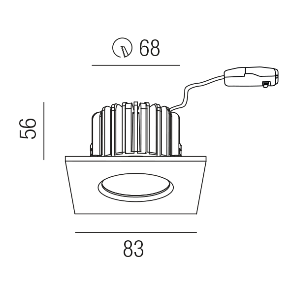 EINBAUSTRAHLER MY-6865-S